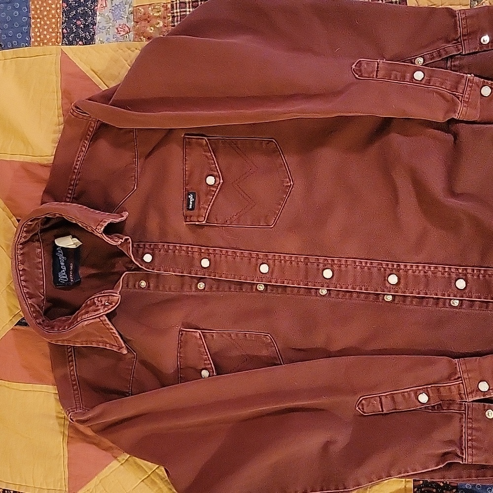 Wrangler heavy duty long sleeve shirt